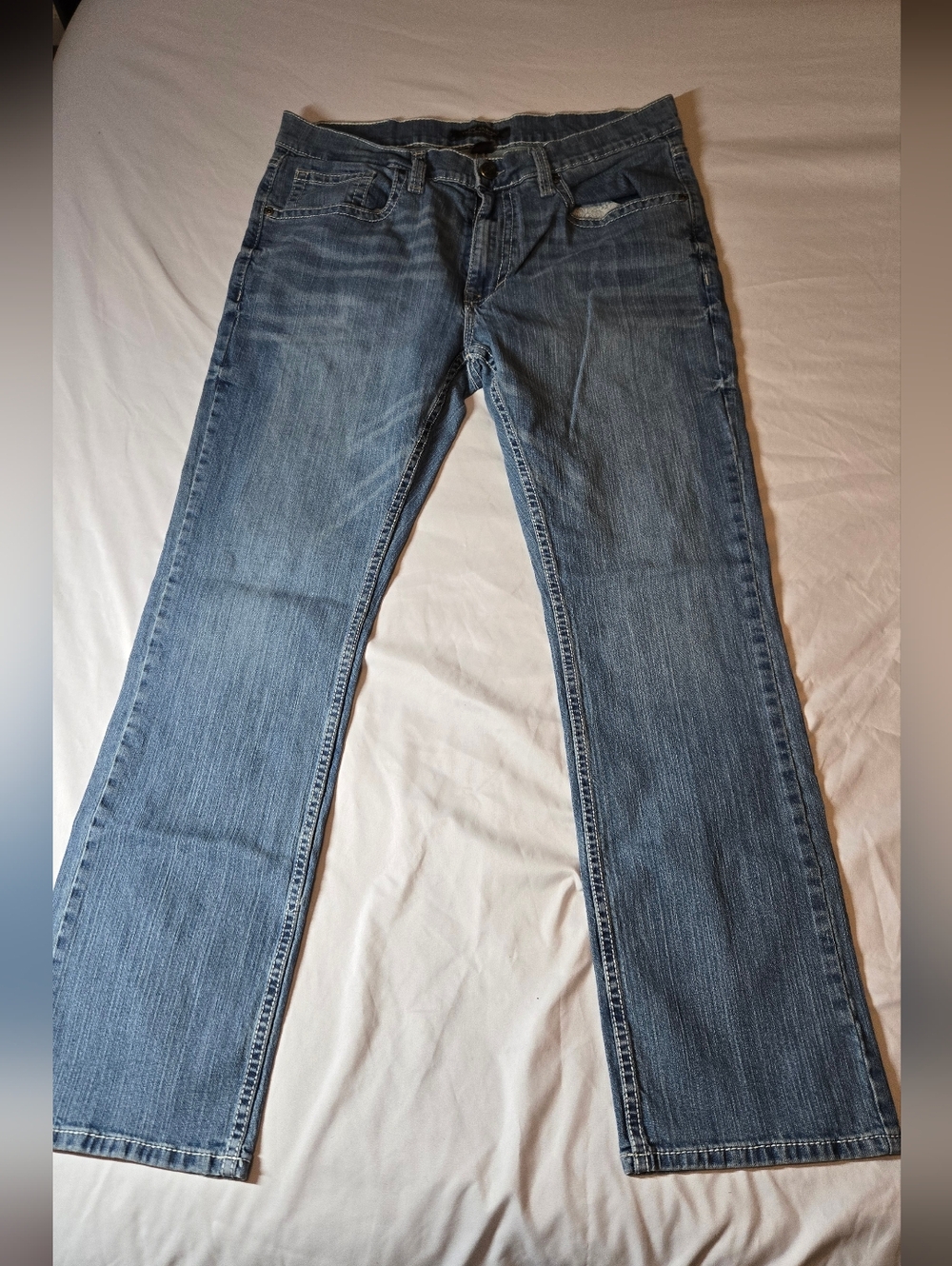 Cody James Men's Stone Cold Wash Jackson Slim Straight Jeans Measuring 36x30